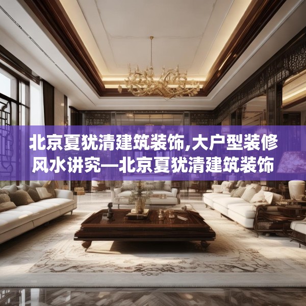 北京夏犹清建筑装饰,大户型装修风水讲究—北京夏犹清建筑装饰526.a402b403c406fgy.413htyj