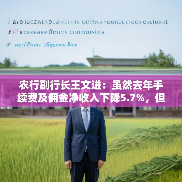 农行副行长王文进：虽然去年手续费及佣金净收入下降5.7%，但较前三个季度有所收窄