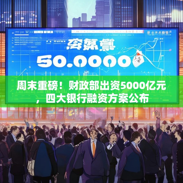 周末重磅！财政部出资5000亿元，四大银行融资方案公布