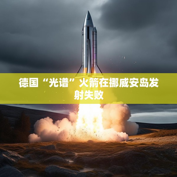 德国“光谱”火箭在挪威安岛发射失败
