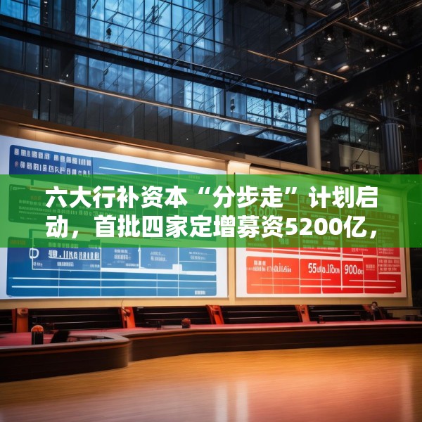 六大行补资本“分步走”计划启动，首批四家定增募资5200亿，财政部拟认购5000亿