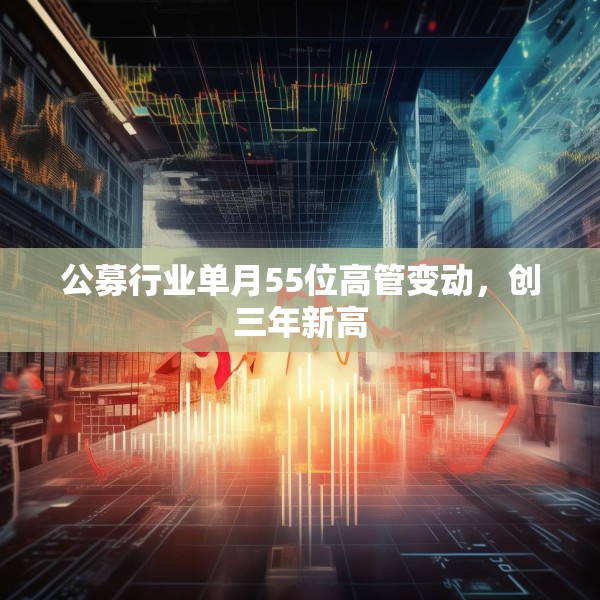 公募行业单月55位高管变动，创三年新高