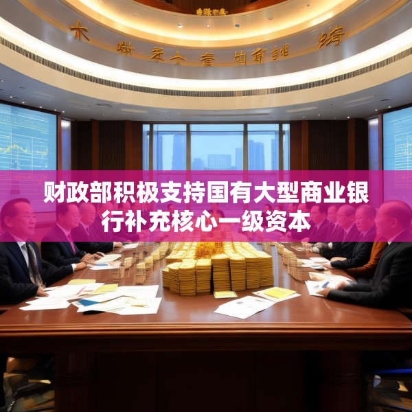 财政部积极支持国有大型商业银行补充核心一级资本