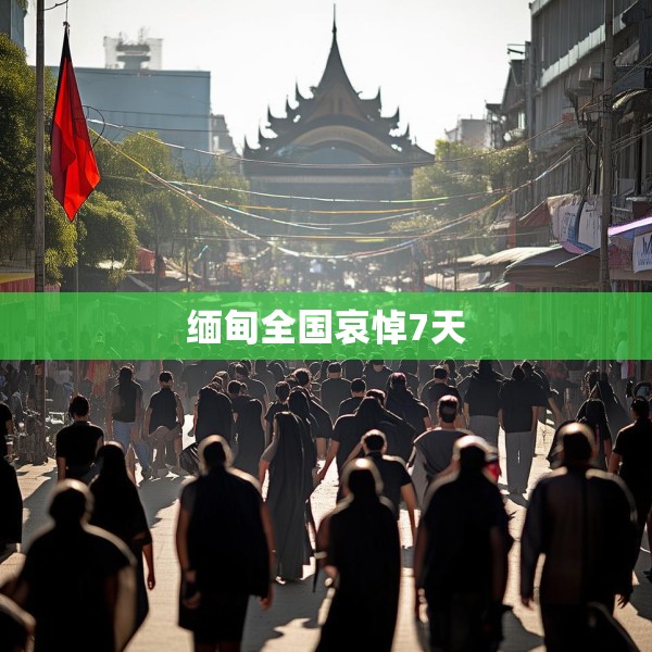 缅甸全国哀悼7天