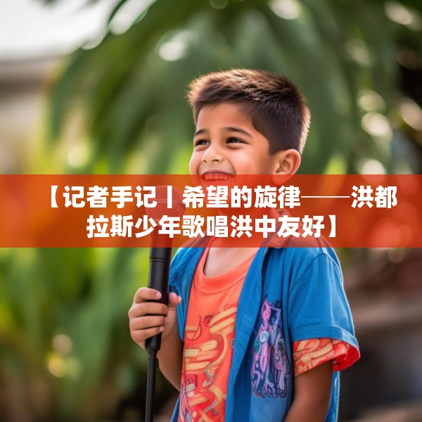 【记者手记丨希望的旋律──洪都拉斯少年歌唱洪中友好】