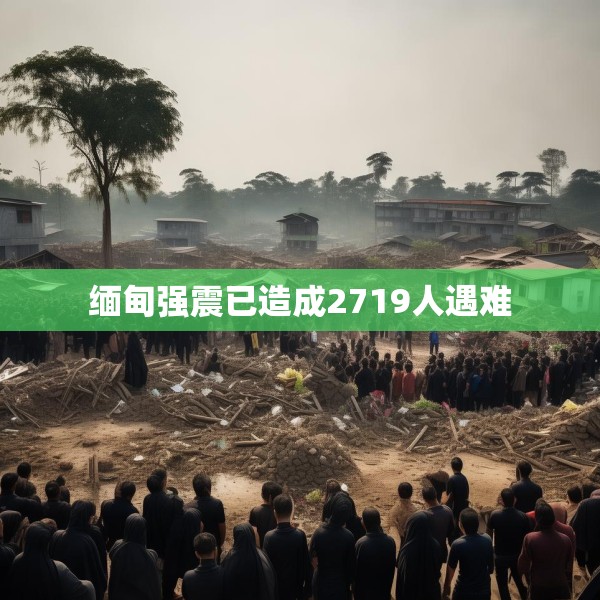 缅甸强震已造成2719人遇难