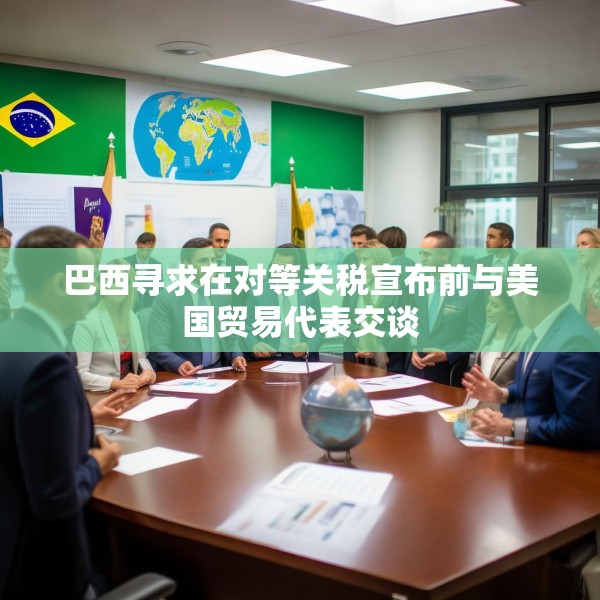 巴西寻求在对等关税宣布前与美国贸易代表交谈