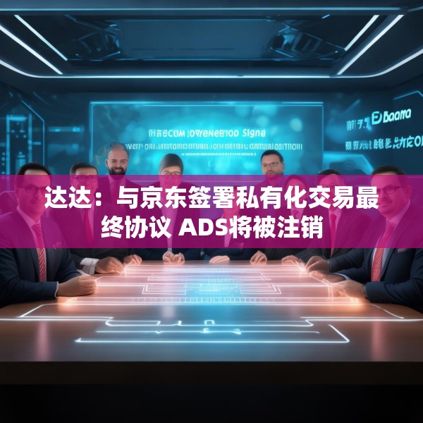 达达：与京东签署私有化交易最终协议 ADS将被注销