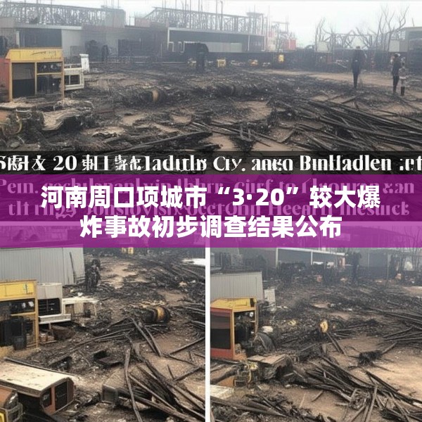 河南周口项城市“3·20”较大爆炸事故初步调查结果公布