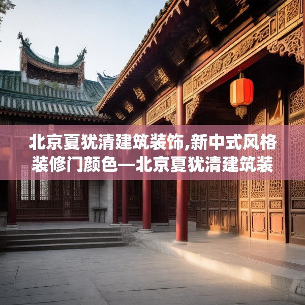 北京夏犹清建筑装饰,新中式风格装修门颜色—北京夏犹清建筑装饰268.a144b145c148fgy.155dewqe