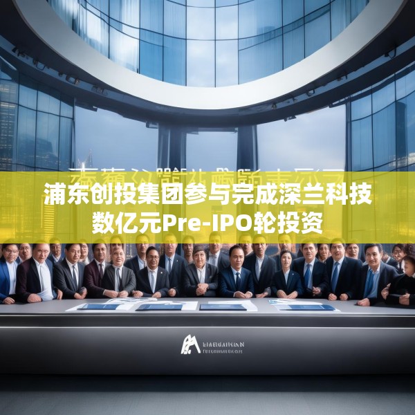浦东创投集团参与完成深兰科技数亿元Pre-IPO轮投资