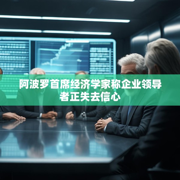 阿波罗首席经济学家称企业领导者正失去信心