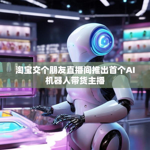 淘宝交个朋友直播间推出首个AI机器人带货主播
