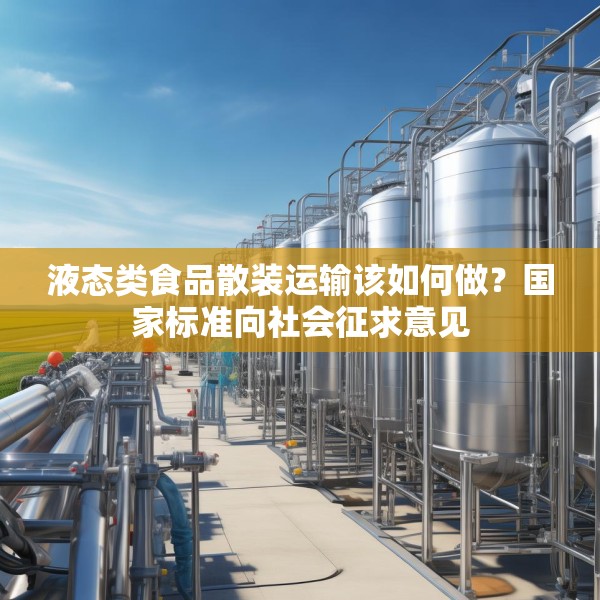 液态类食品散装运输该如何做？国家标准向社会征求意见