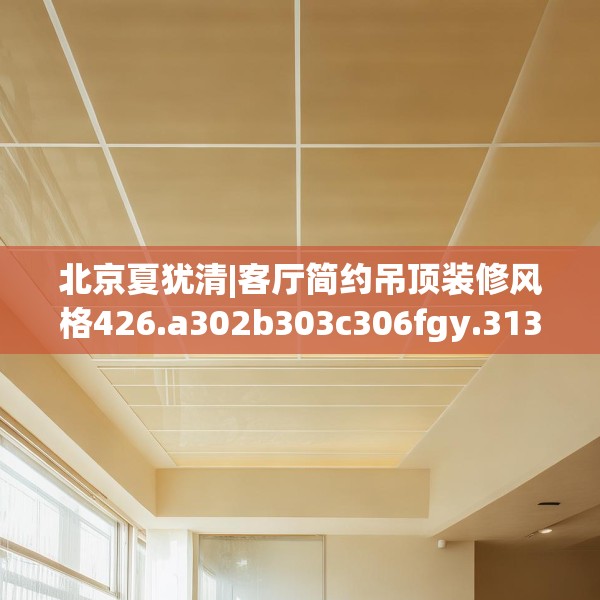北京夏犹清|客厅简约吊顶装修风格426.a302b303c306fgy.313lkjl