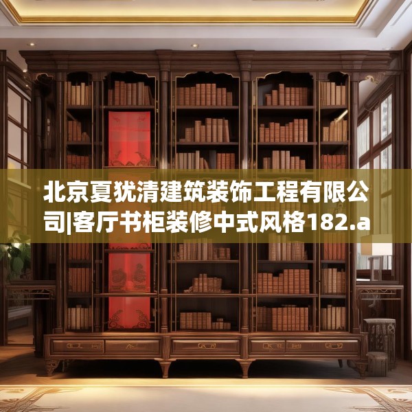 北京夏犹清建筑装饰工程有限公司|客厅书柜装修中式风格182.a58b59c62fgy.6976681