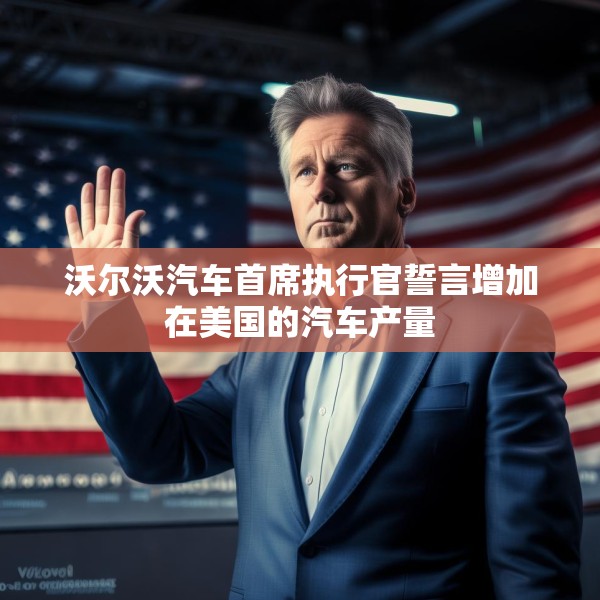沃尔沃汽车首席执行官誓言增加在美国的汽车产量