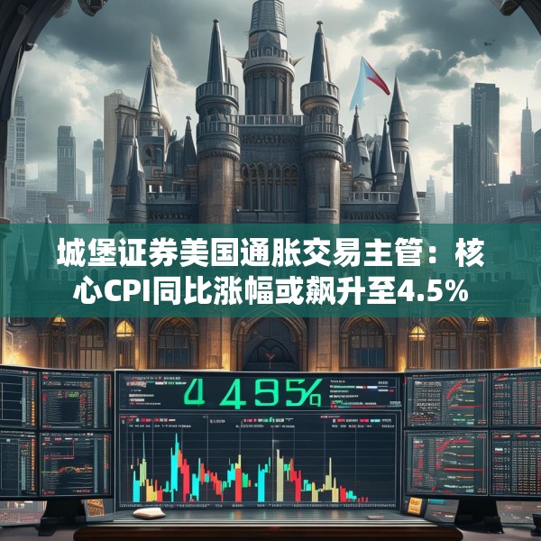 城堡证券美国通胀交易主管：核心CPI同比涨幅或飙升至4.5%