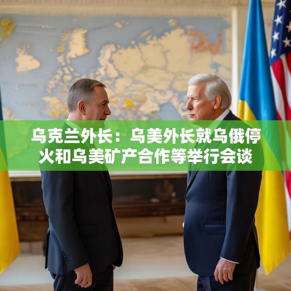 乌克兰外长：乌美外长就乌俄停火和乌美矿产合作等举行会谈