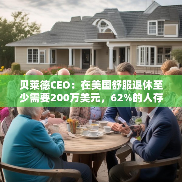 贝莱德CEO：在美国舒服退休至少需要200万美元，62%的人存款不到15万美元