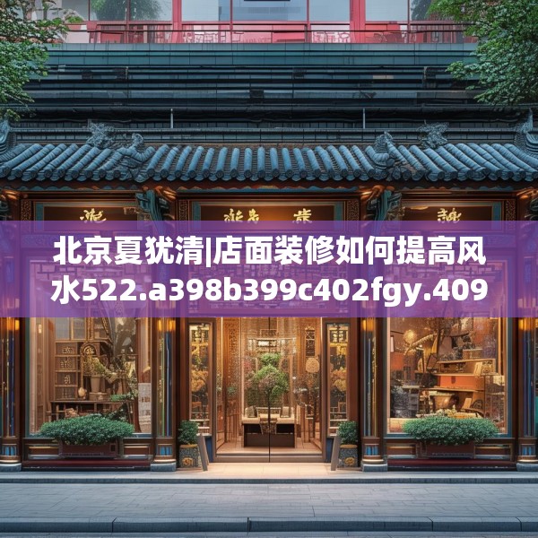 北京夏犹清|店面装修如何提高风水522.a398b399c402fgy.409nbn