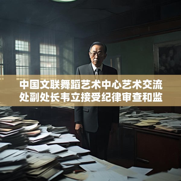 中国文联舞蹈艺术中心艺术交流处副处长韦立接受纪律审查和监察调查
