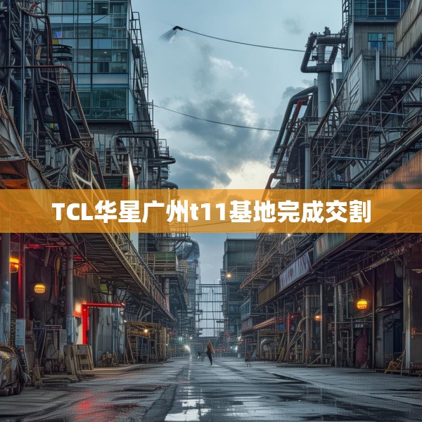 TCL华星广州t11基地完成交割