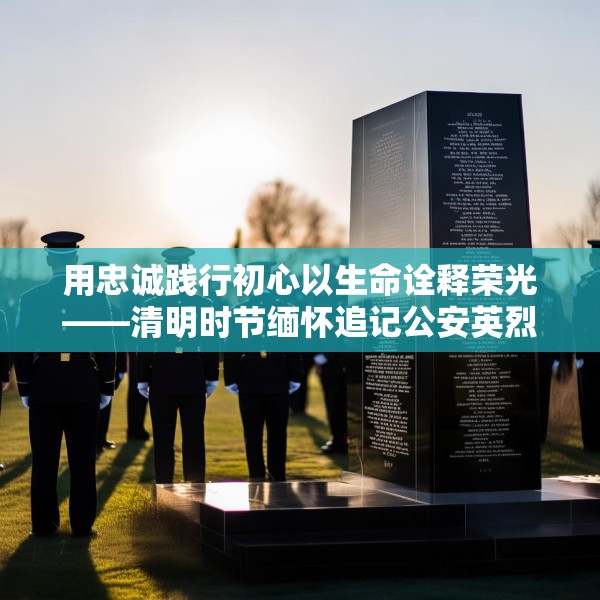 用忠诚践行初心以生命诠释荣光——清明时节缅怀追记公安英烈
