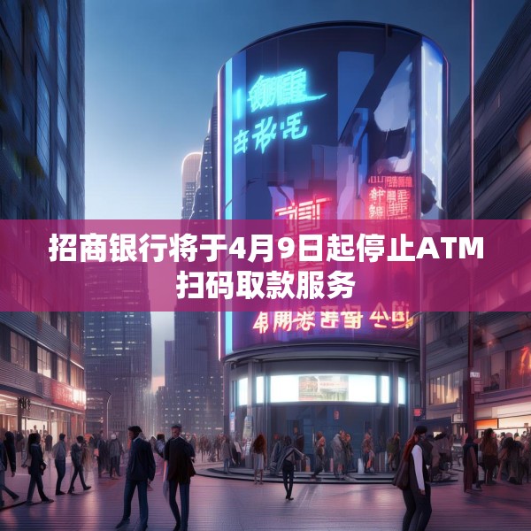 招商银行将于4月9日起停止ATM扫码取款服务
