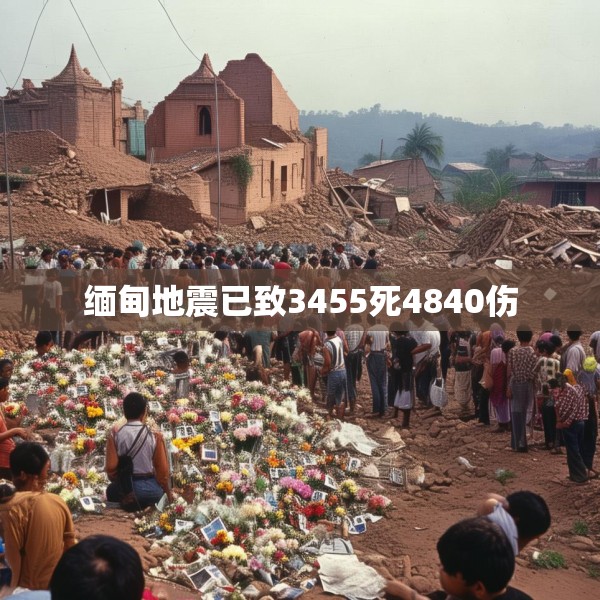 缅甸地震已致3455死4840伤
