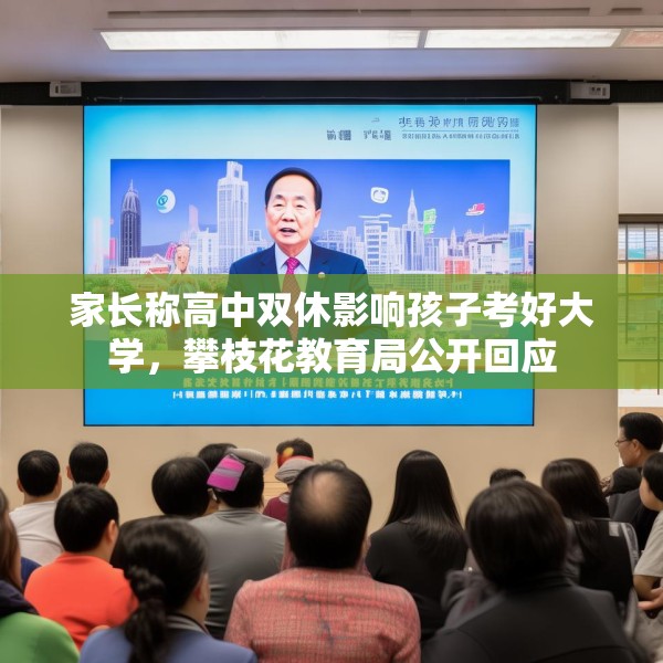 家长称高中双休影响孩子考好大学，攀枝花教育局公开回应