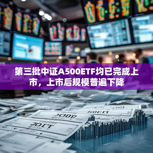 第三批中证A500ETF均已完成上市，上市后规模普遍下降