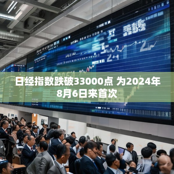 日经指数跌破33000点 为2024年8月6日来首次