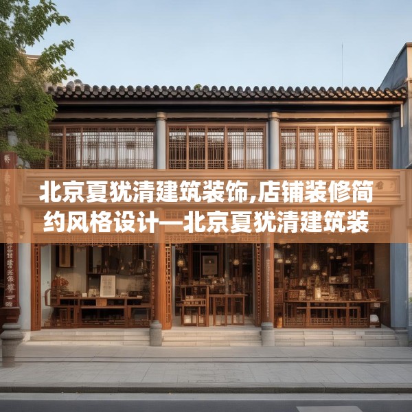 北京夏犹清建筑装饰,店铺装修简约风格设计—北京夏犹清建筑装饰342.a218b219c222fgy.229nbn