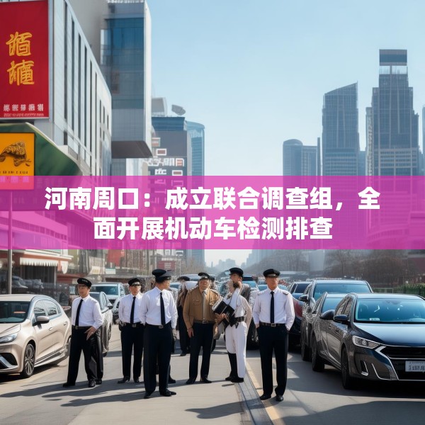 河南周口：成立联合调查组，全面开展机动车检测排查