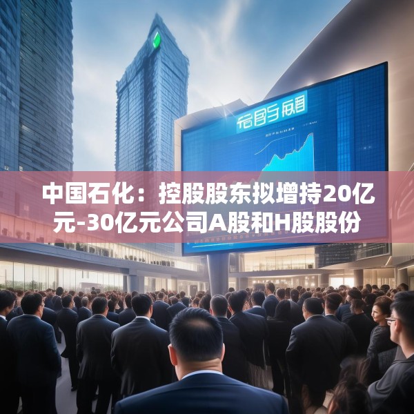 中国石化：控股股东拟增持20亿元-30亿元公司A股和H股股份