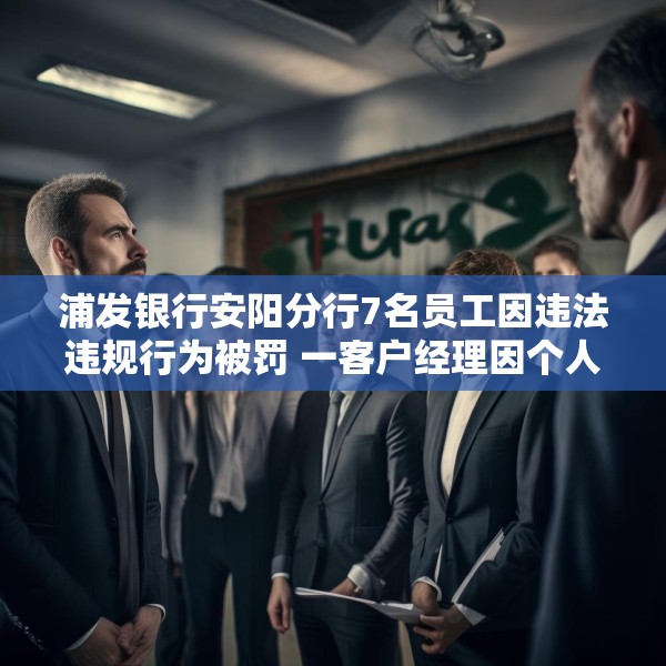 浦发银行安阳分行7名员工因违法违规行为被罚 一客户经理因个人消费贷款管理不到位被禁业5年