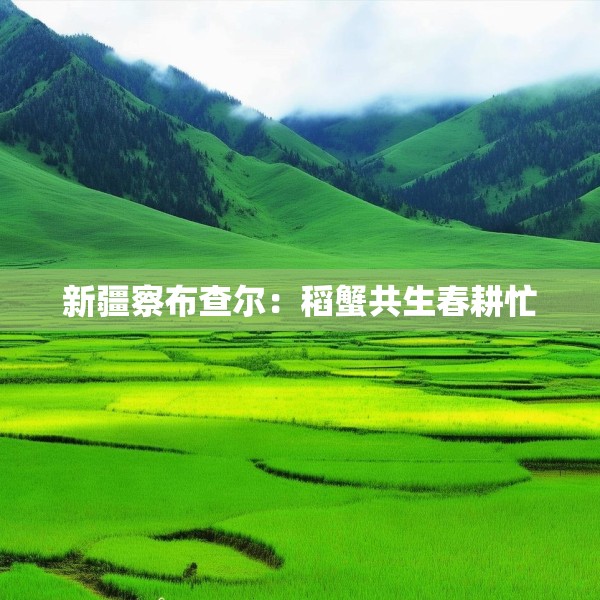 新疆察布查尔：稻蟹共生春耕忙