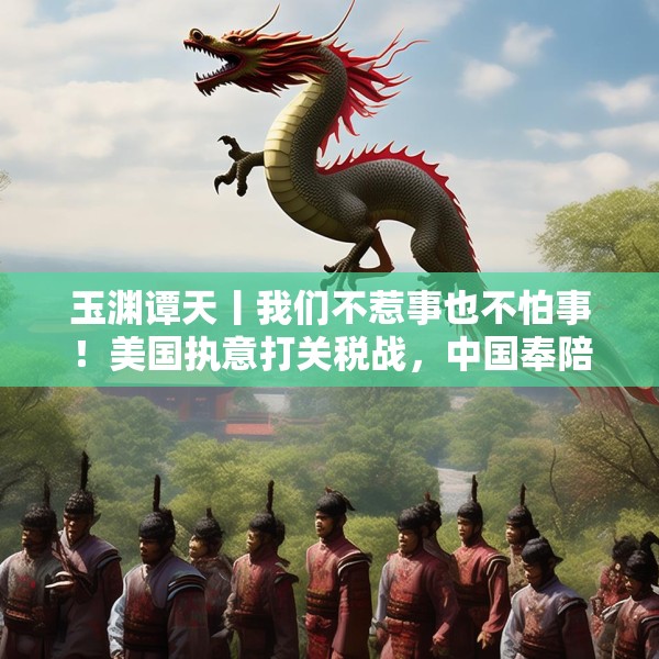 玉渊谭天丨我们不惹事也不怕事！美国执意打关税战，中国奉陪到底