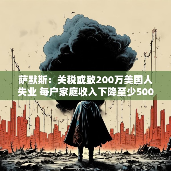 萨默斯：关税或致200万美国人失业 每户家庭收入下降至少5000美元