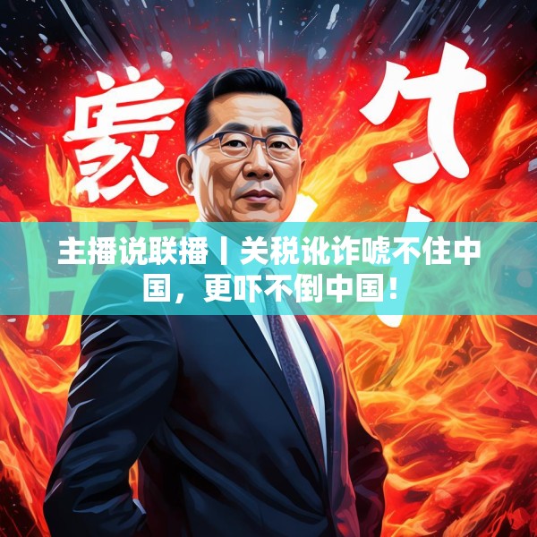 主播说联播丨关税讹诈唬不住中国，更吓不倒中国！