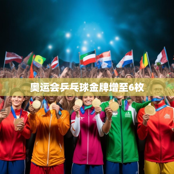 奥运会乒乓球金牌增至6枚