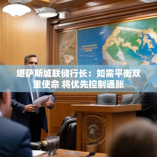 堪萨斯城联储行长：如需平衡双重使命 将优先控制通胀