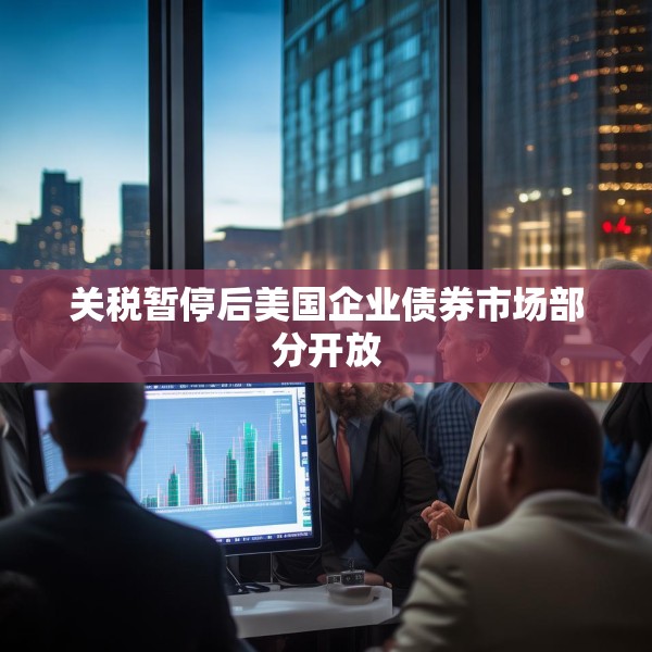 关税暂停后美国企业债券市场部分开放