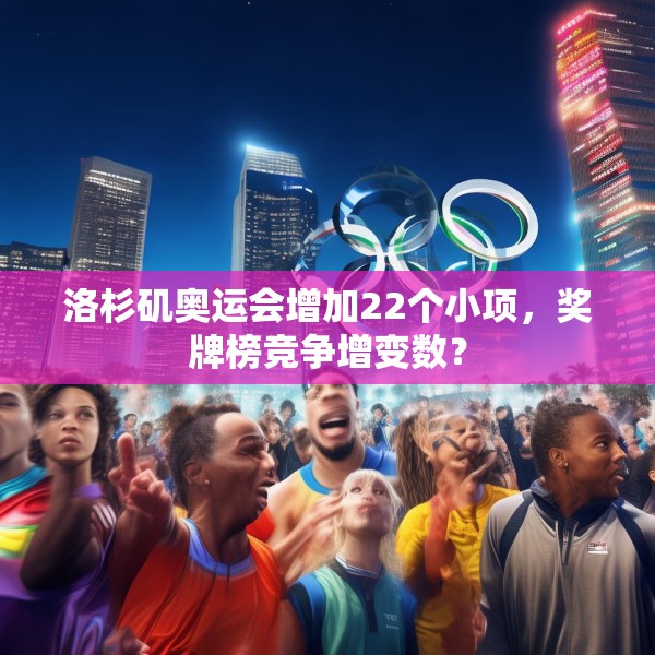 洛杉矶奥运会增加22个小项，奖牌榜竞争增变数？