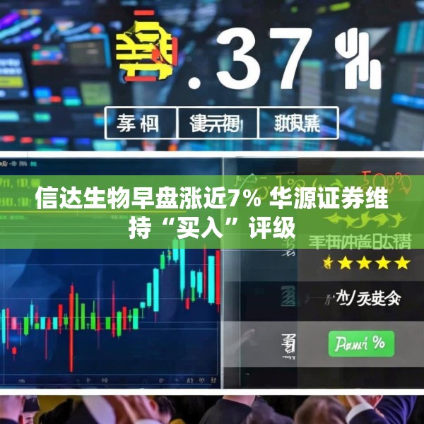 信达生物早盘涨近7% 华源证券维持“买入”评级