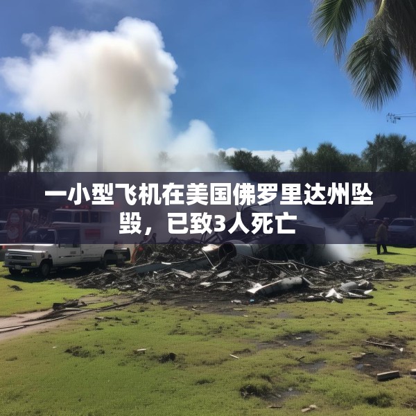 一小型飞机在美国佛罗里达州坠毁，已致3人死亡