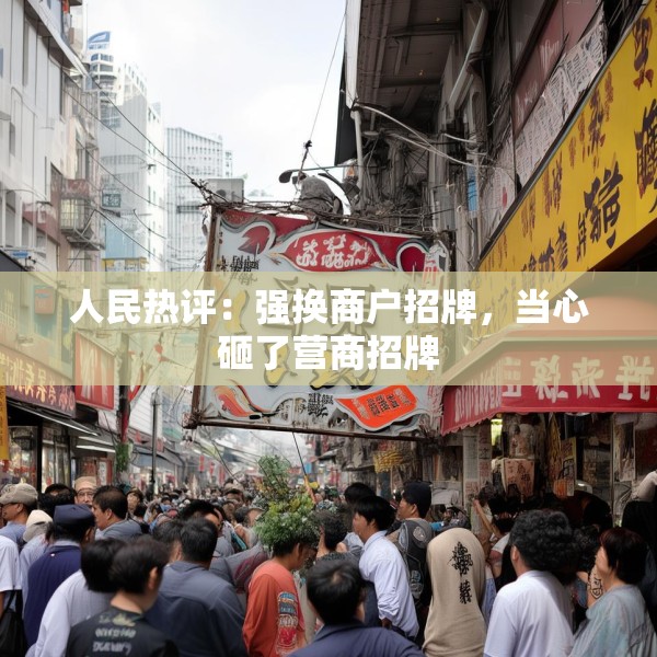 人民热评：强换商户招牌，当心砸了营商招牌