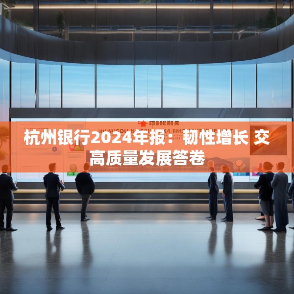 杭州银行2024年报：韧性增长 交高质量发展答卷