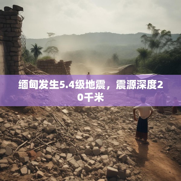 缅甸发生5.4级地震，震源深度20千米